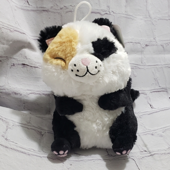 Nanco Belly Buddies Calico Cat Plush 8" Stuffed Animal Toy 2020 Hanger - Picture 2 of 11